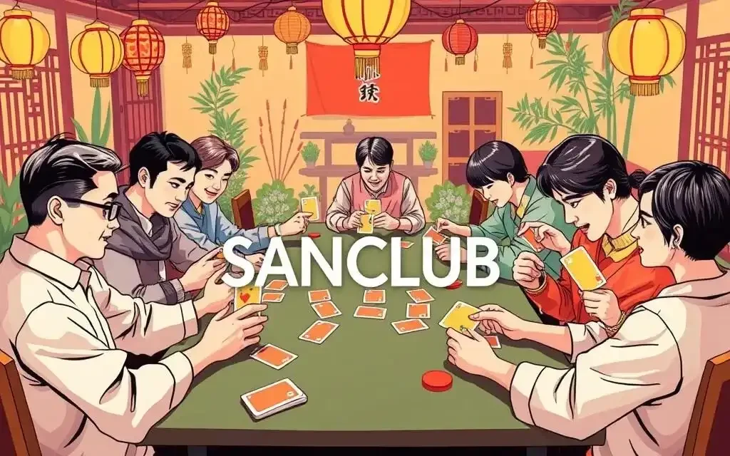 Phỏm trên SanClub tuân theo quy tắc truyền thống